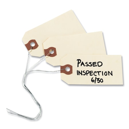 Avery Double Wired Shipping Tags, 11.5 pt. Stock, 3.25 x 1.63, Manila, 1000PK 12602